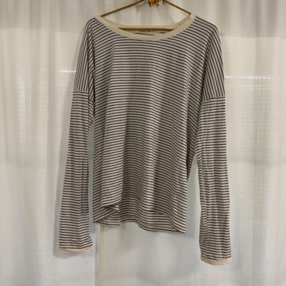 Marine Layer Striped Long Sleeve Tee  Shirt